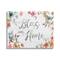Stupell Industries Bless Our Home Greeting Watercolor Birds Blooming Flowers Canvas Wall Art